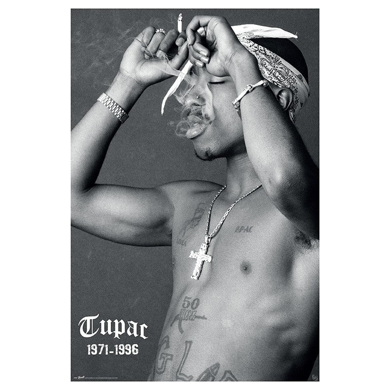 Tupac - "Smoke" - Poster Design TUPAC Licensed. Shop now online in uae